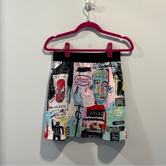 Alice + Olivia x Basquiat artist collaboration “Riley” skirt 2 - Picture 2 of 4